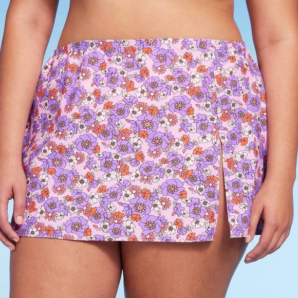 WILD FABLE Floral Print Cover-Up Skirt Size 3X - Picture 1 of 7